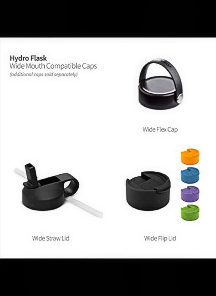 Hydro Flask Stainless Steel Vacuum Insulated Water Bottle 23x9cm 23x9cm - Image 2